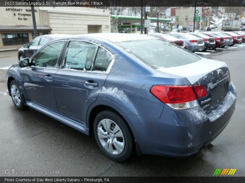 Twilight Blue Metallic / Black 2013 Subaru Legacy 2.5i