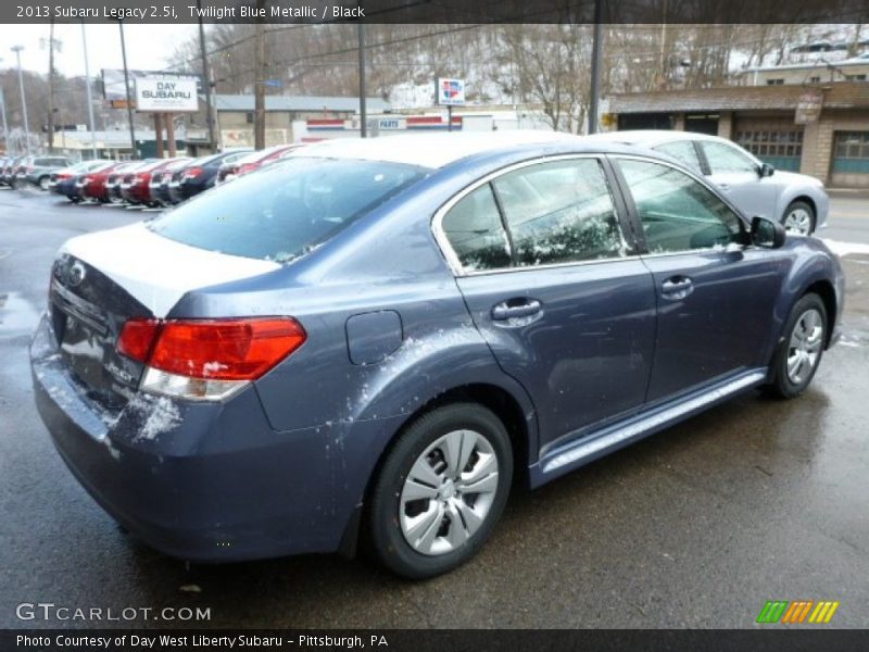 Twilight Blue Metallic / Black 2013 Subaru Legacy 2.5i