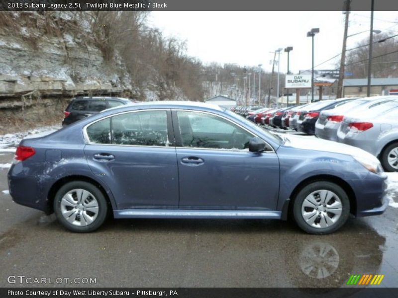 Twilight Blue Metallic / Black 2013 Subaru Legacy 2.5i