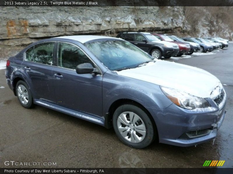 Twilight Blue Metallic / Black 2013 Subaru Legacy 2.5i
