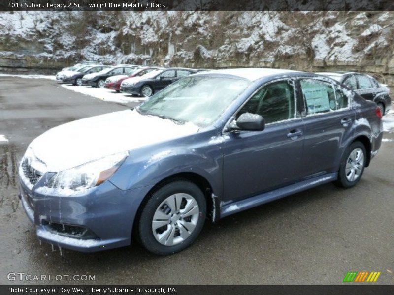 Twilight Blue Metallic / Black 2013 Subaru Legacy 2.5i