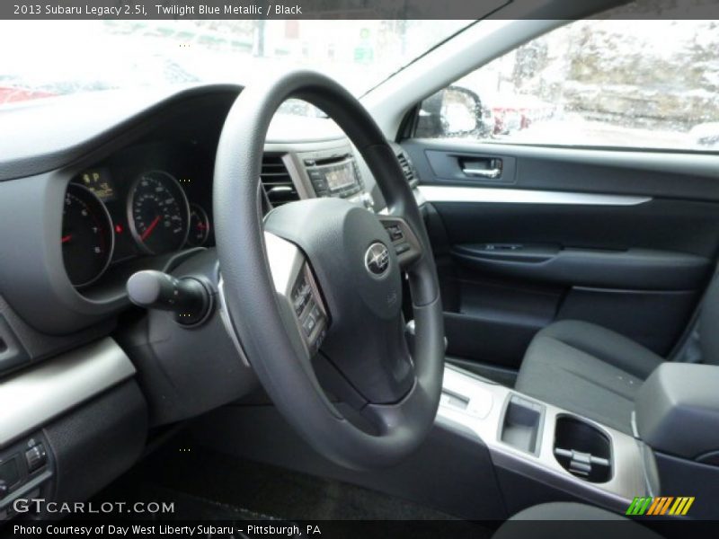 Twilight Blue Metallic / Black 2013 Subaru Legacy 2.5i