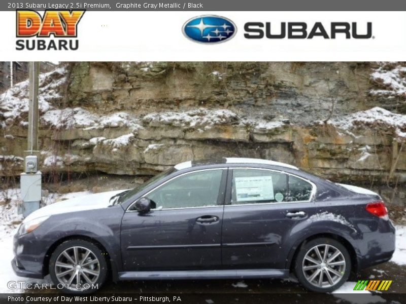Graphite Gray Metallic / Black 2013 Subaru Legacy 2.5i Premium