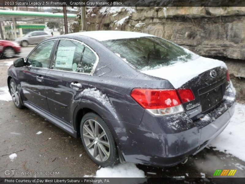 Graphite Gray Metallic / Black 2013 Subaru Legacy 2.5i Premium
