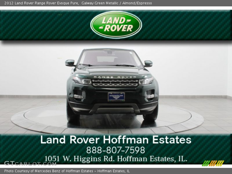 Galway Green Metallic / Almond/Espresso 2012 Land Rover Range Rover Evoque Pure