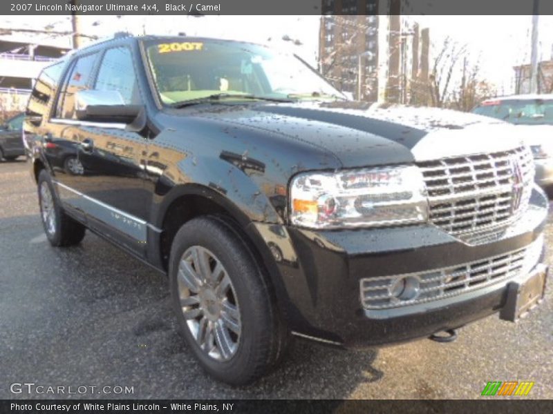 Black / Camel 2007 Lincoln Navigator Ultimate 4x4