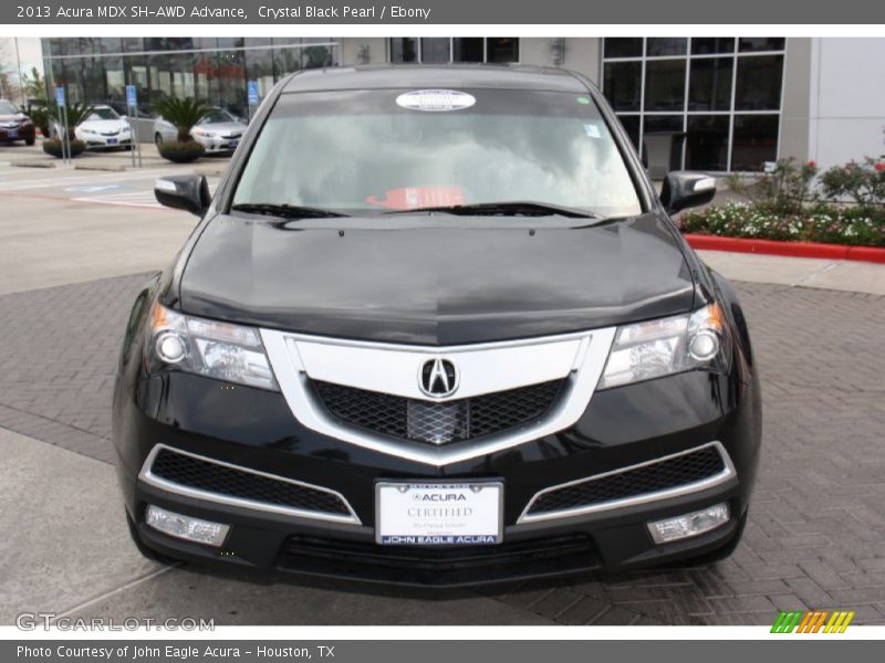 Crystal Black Pearl / Ebony 2013 Acura MDX SH-AWD Advance