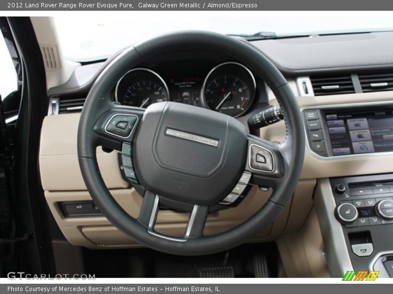 Galway Green Metallic / Almond/Espresso 2012 Land Rover Range Rover Evoque Pure