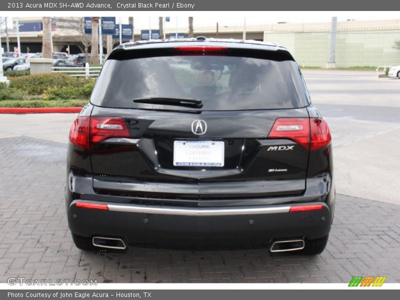 Crystal Black Pearl / Ebony 2013 Acura MDX SH-AWD Advance