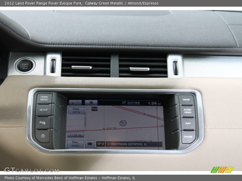 Galway Green Metallic / Almond/Espresso 2012 Land Rover Range Rover Evoque Pure