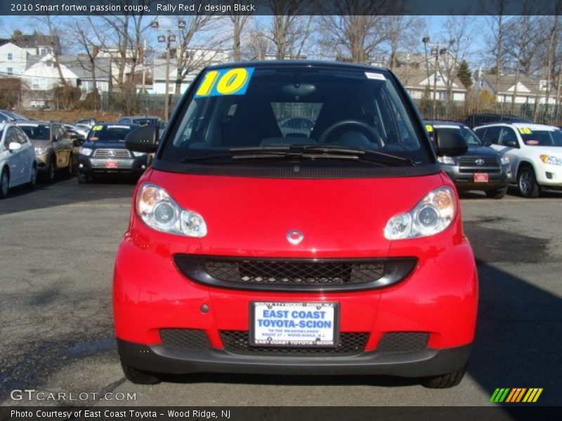Rally Red / design Black 2010 Smart fortwo passion coupe