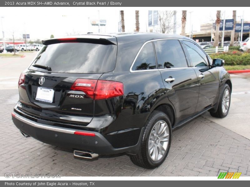 Crystal Black Pearl / Ebony 2013 Acura MDX SH-AWD Advance