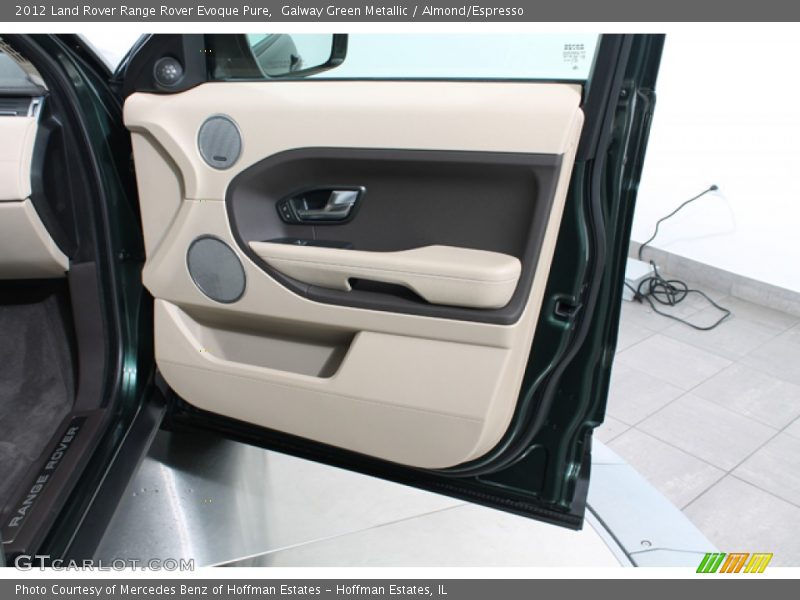 Galway Green Metallic / Almond/Espresso 2012 Land Rover Range Rover Evoque Pure