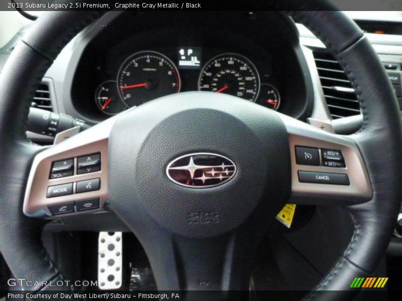 Graphite Gray Metallic / Black 2013 Subaru Legacy 2.5i Premium