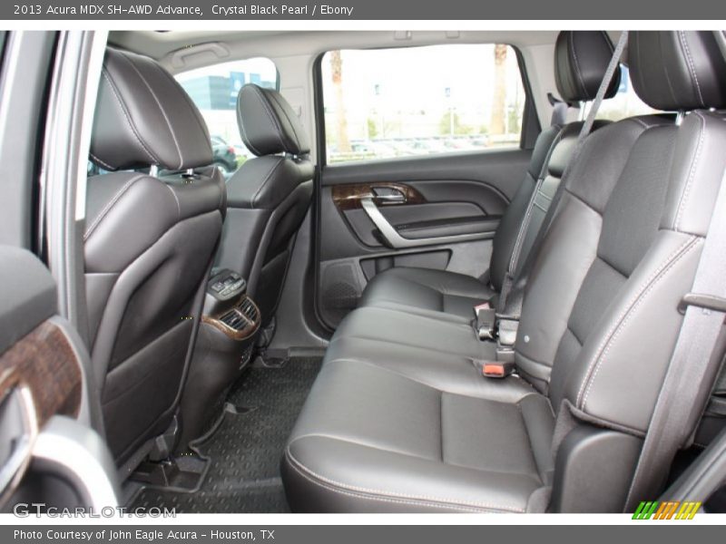 Crystal Black Pearl / Ebony 2013 Acura MDX SH-AWD Advance