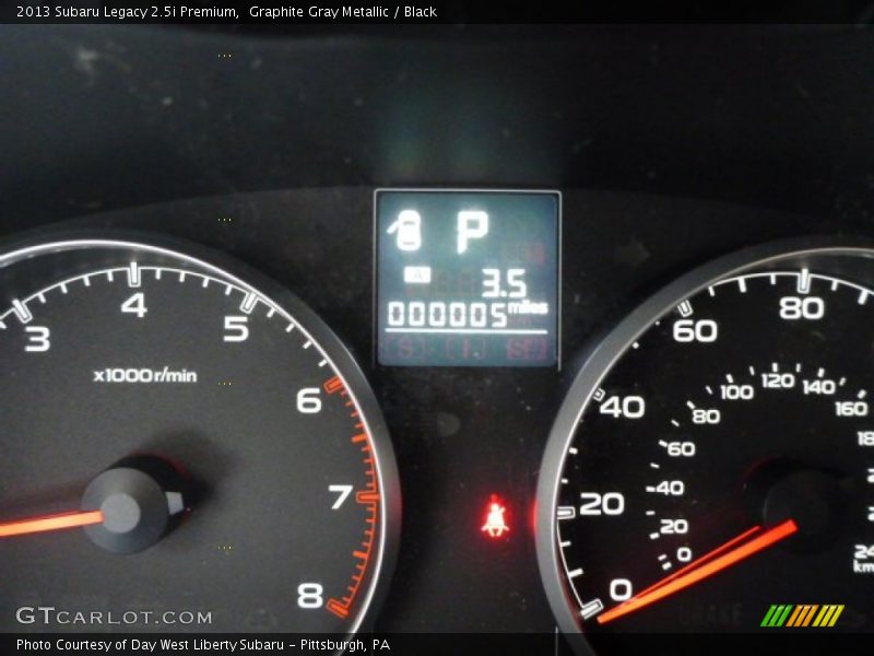 Graphite Gray Metallic / Black 2013 Subaru Legacy 2.5i Premium