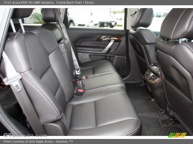 Crystal Black Pearl / Ebony 2013 Acura MDX SH-AWD Advance