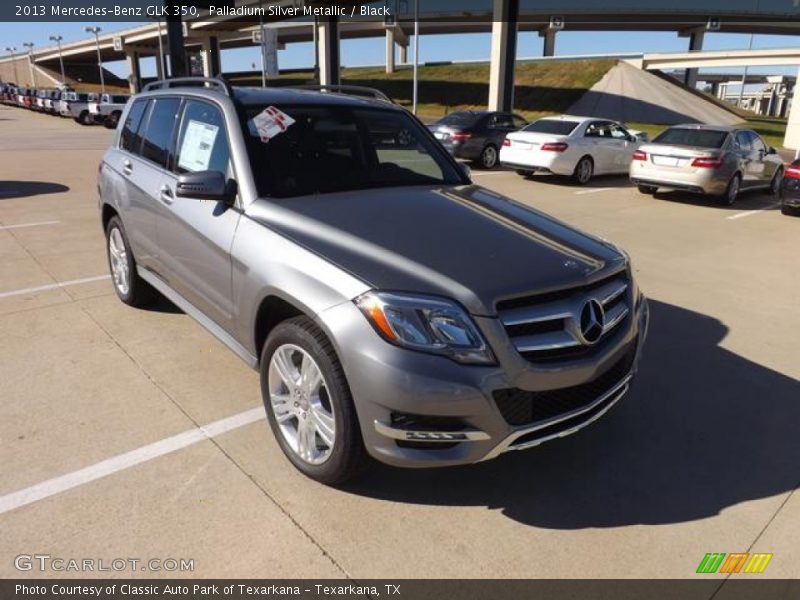 Palladium Silver Metallic / Black 2013 Mercedes-Benz GLK 350