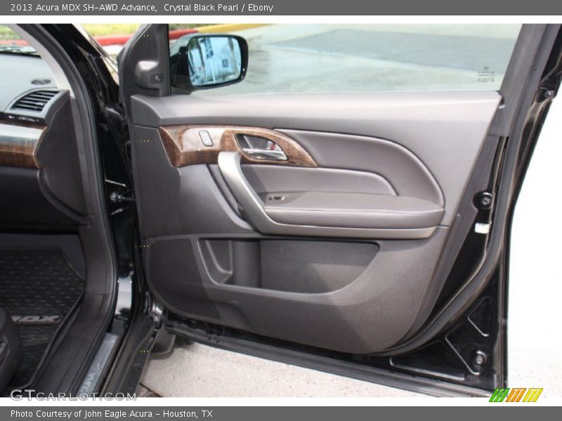 Crystal Black Pearl / Ebony 2013 Acura MDX SH-AWD Advance