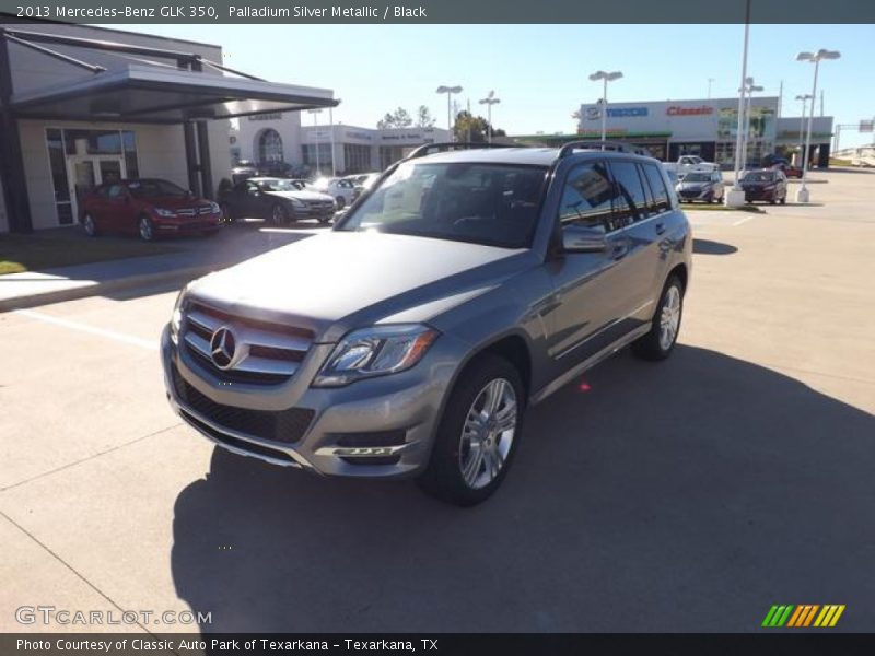 Palladium Silver Metallic / Black 2013 Mercedes-Benz GLK 350