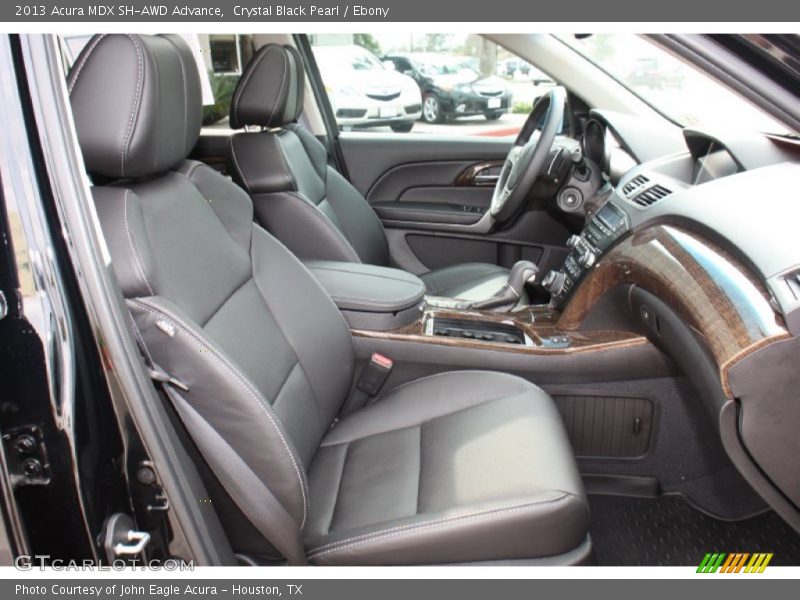 Crystal Black Pearl / Ebony 2013 Acura MDX SH-AWD Advance