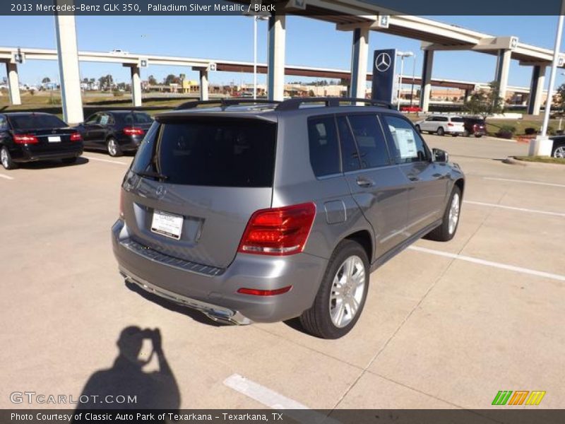 Palladium Silver Metallic / Black 2013 Mercedes-Benz GLK 350