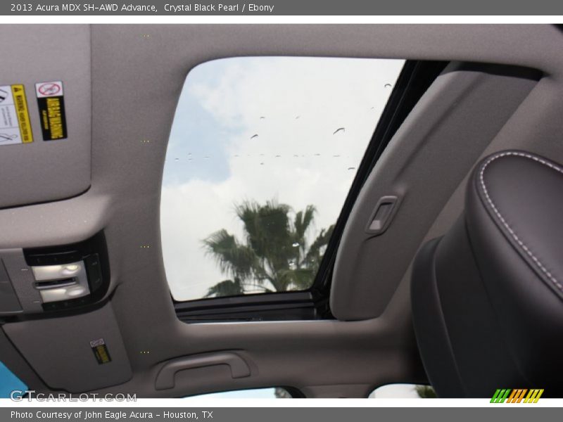 Crystal Black Pearl / Ebony 2013 Acura MDX SH-AWD Advance