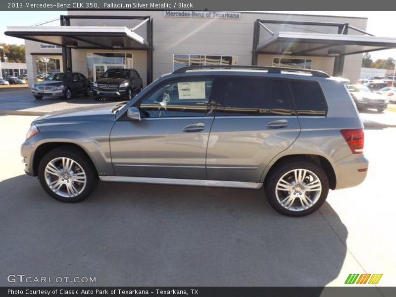 Palladium Silver Metallic / Black 2013 Mercedes-Benz GLK 350