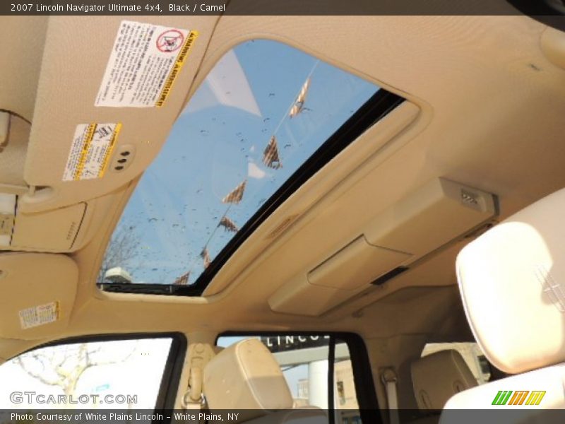 Black / Camel 2007 Lincoln Navigator Ultimate 4x4