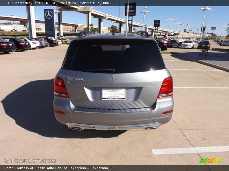 Palladium Silver Metallic / Black 2013 Mercedes-Benz GLK 350