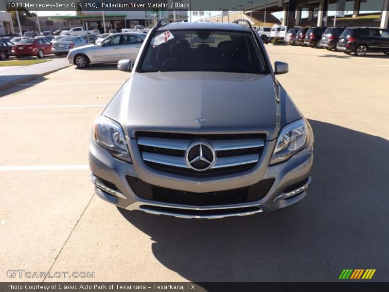 Palladium Silver Metallic / Black 2013 Mercedes-Benz GLK 350