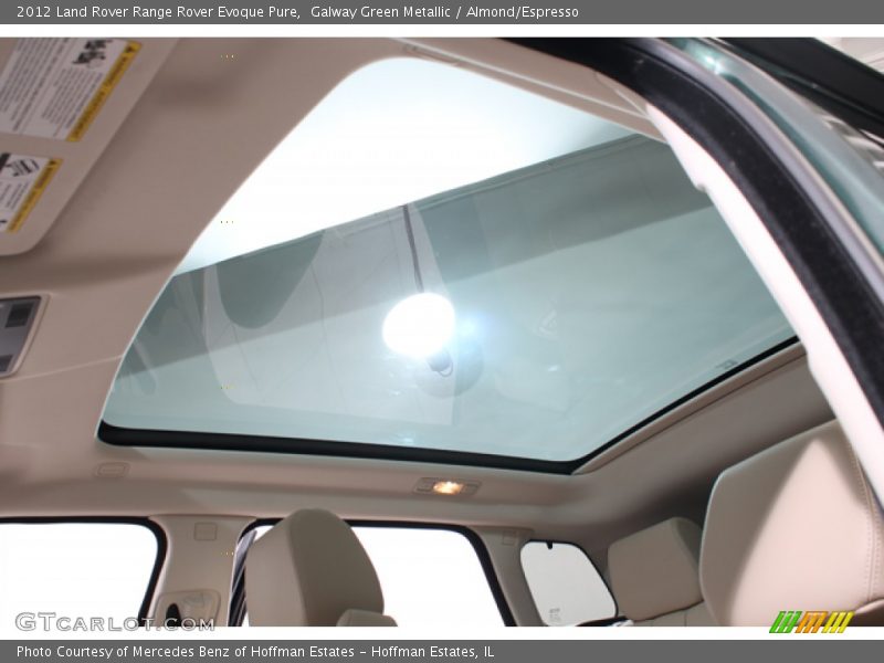 Galway Green Metallic / Almond/Espresso 2012 Land Rover Range Rover Evoque Pure