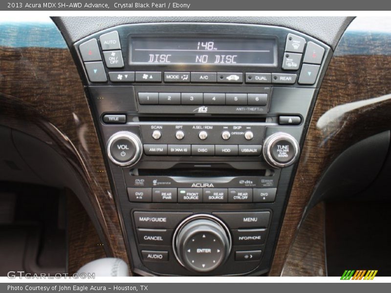 Crystal Black Pearl / Ebony 2013 Acura MDX SH-AWD Advance