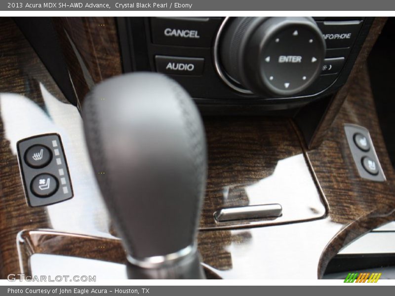 Crystal Black Pearl / Ebony 2013 Acura MDX SH-AWD Advance