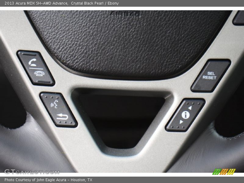 Crystal Black Pearl / Ebony 2013 Acura MDX SH-AWD Advance