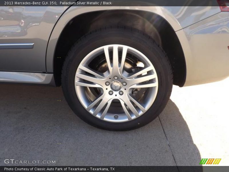 Palladium Silver Metallic / Black 2013 Mercedes-Benz GLK 350