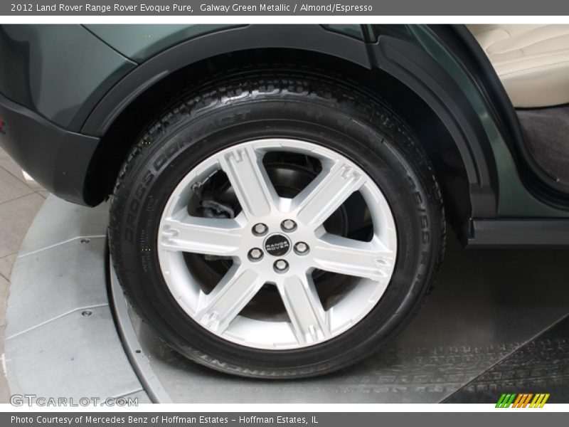 Galway Green Metallic / Almond/Espresso 2012 Land Rover Range Rover Evoque Pure