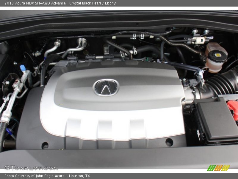 Crystal Black Pearl / Ebony 2013 Acura MDX SH-AWD Advance