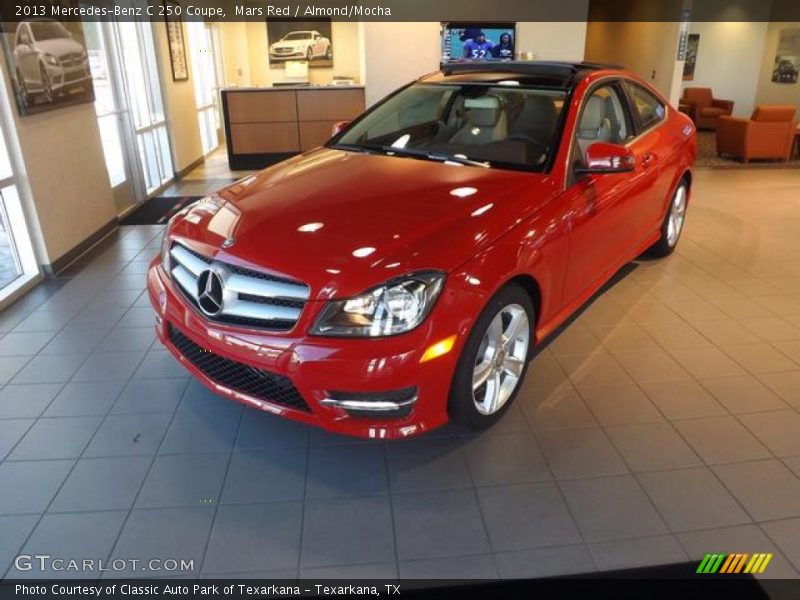 Mars Red / Almond/Mocha 2013 Mercedes-Benz C 250 Coupe