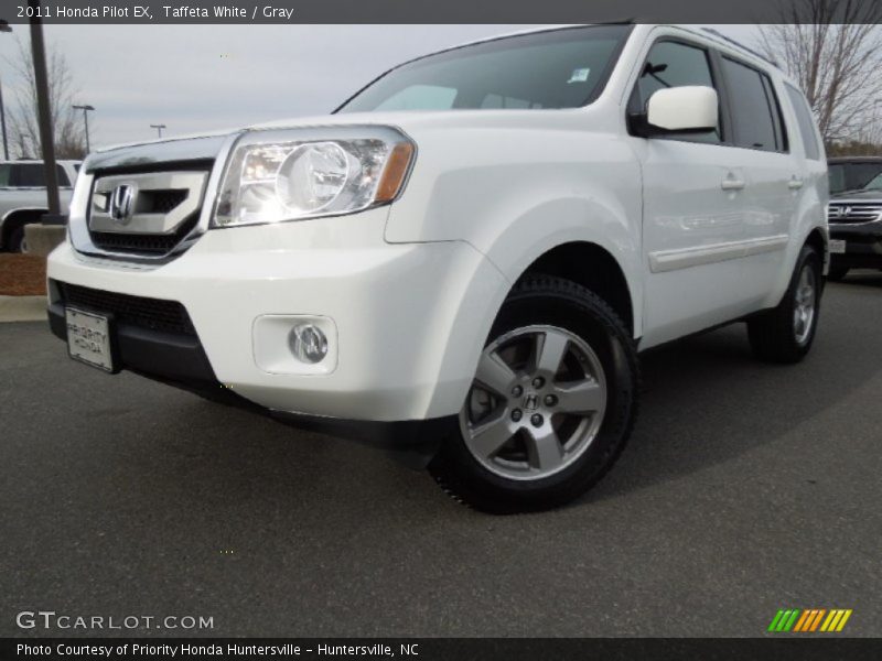 Taffeta White / Gray 2011 Honda Pilot EX