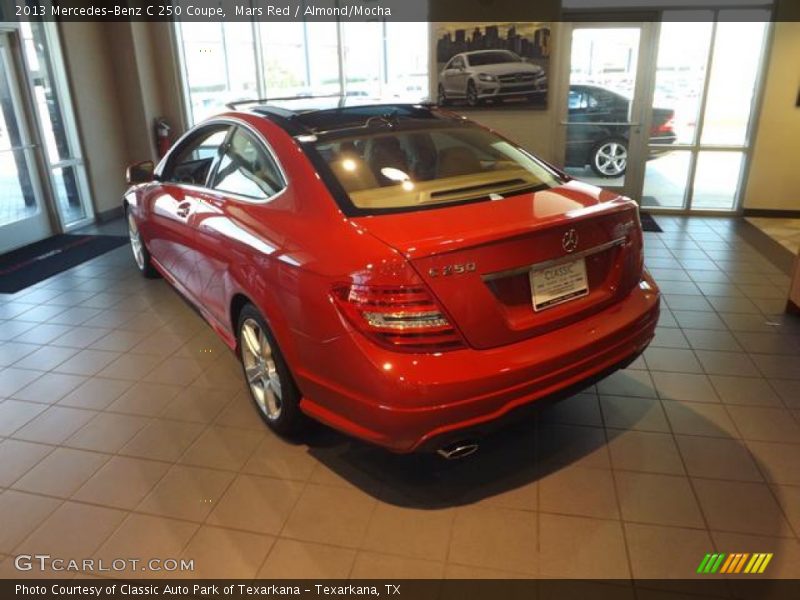 Mars Red / Almond/Mocha 2013 Mercedes-Benz C 250 Coupe