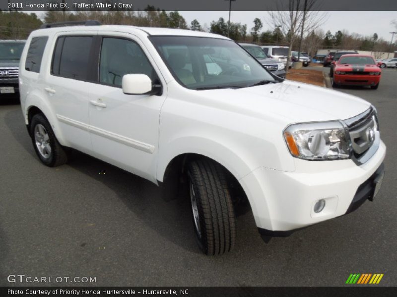 Taffeta White / Gray 2011 Honda Pilot EX