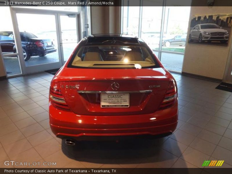 Mars Red / Almond/Mocha 2013 Mercedes-Benz C 250 Coupe