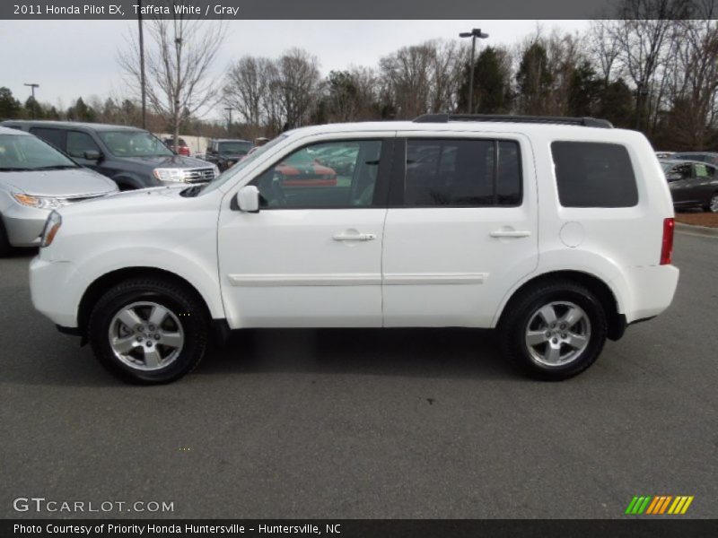 Taffeta White / Gray 2011 Honda Pilot EX