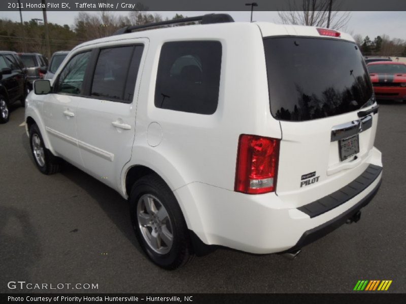 Taffeta White / Gray 2011 Honda Pilot EX