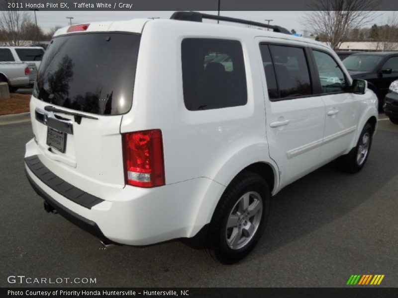 Taffeta White / Gray 2011 Honda Pilot EX