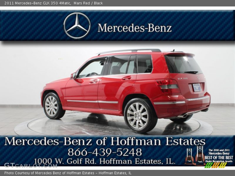 Mars Red / Black 2011 Mercedes-Benz GLK 350 4Matic
