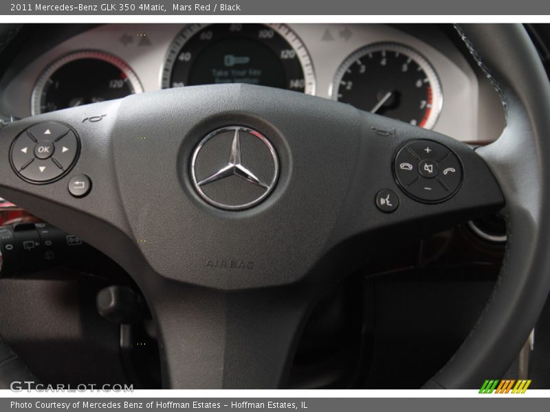 Mars Red / Black 2011 Mercedes-Benz GLK 350 4Matic