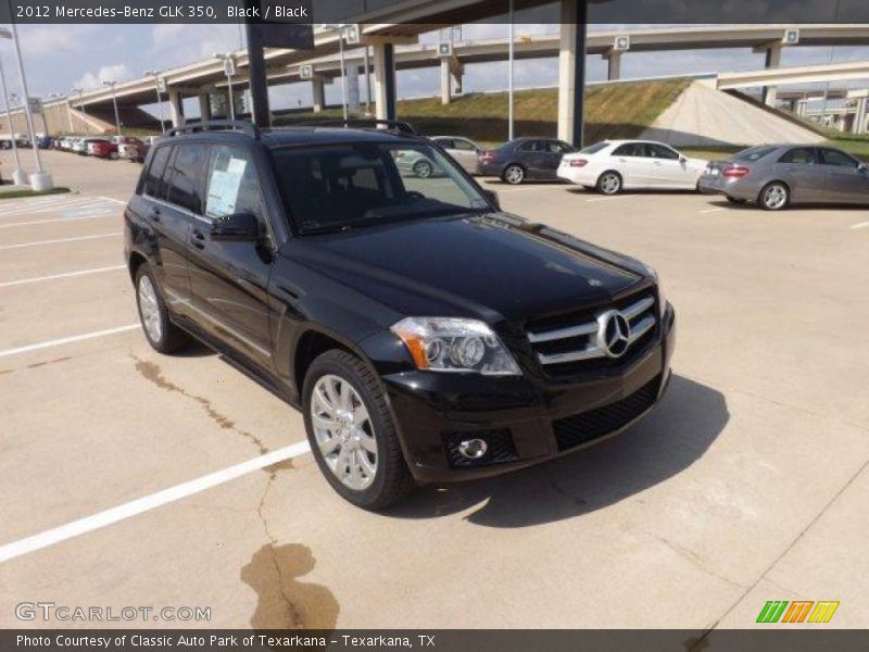Black / Black 2012 Mercedes-Benz GLK 350