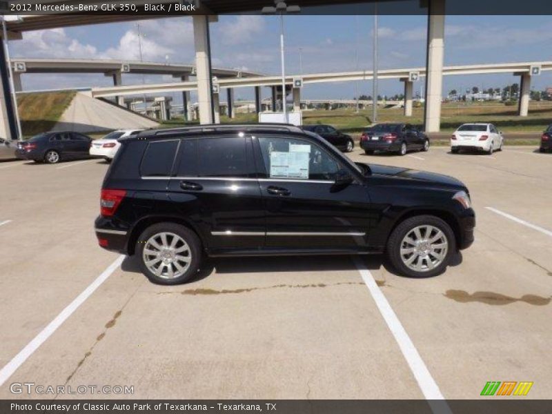 Black / Black 2012 Mercedes-Benz GLK 350